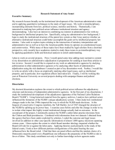 Research Statement of Amy Semet Executive Summary My research