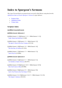 Index to Spurgeons Sermons