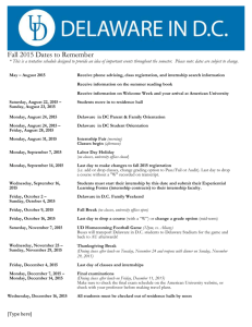 dates to remember document.