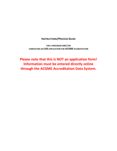 ACGME SAS App Instructions