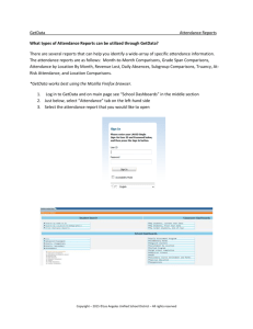 Get Data Attendance Reports - Los Angeles Unified School District