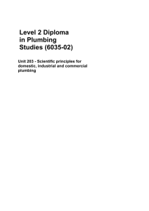 Unit 203 - Scientific principles for domestic, industrial and