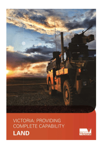 Victoria: Providing Complete Capability - Land