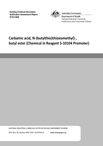 carbamic acid, N-[(butylthio)thioxomethyl]-, butyl ester