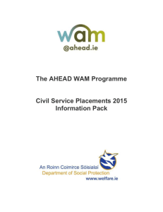 Applying to the WAM Programme