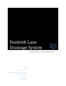 Dunleith Lane Drainage System