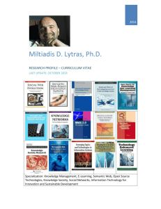 Dr. Miltiadis D. Lytras