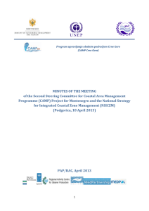 of the Second Steering Committee for Coastal Area Management