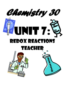 Redox Teacher Copy