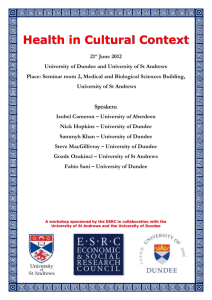 Programme - University of St Andrews