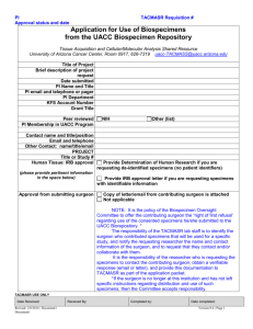 TACMASS Request & Billing Form