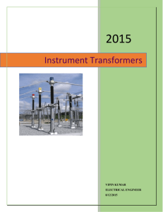 Advantages of Instrument Transformers