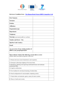 Reviewers Candidate form