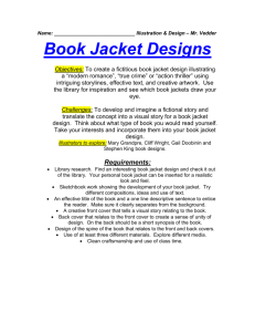 Book Jacket Designs Objectives