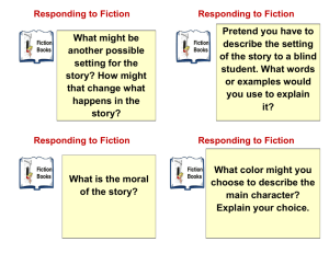 Responding to Fiction Cards