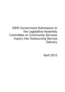 NSW Government Support for NGOs