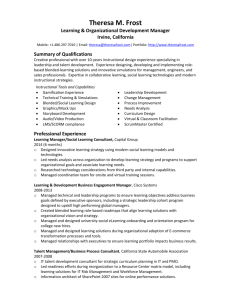 Microsoft Word Resume - Theresa Frost