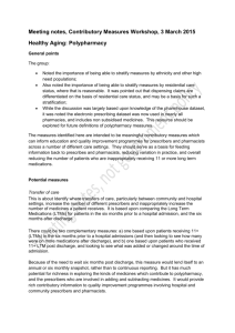 Polypharmacy contrib measures 3 March workshop notes