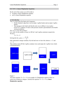 Linear Diophantine Equations Page | SECTION A Linear