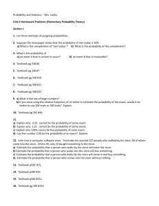 Unit 4 Homework Handout