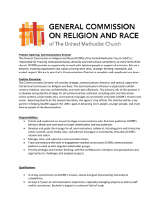Qualifications - General Commission on Religion and Race