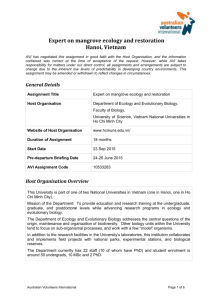 Assignment Objectives - Australian Volunteers International