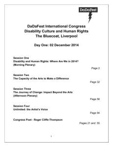 DaDaFest Congress 2014 – Day One