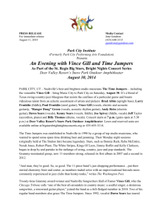 PCI presents An Evening with Vince Gill and Time Jumpers Aug. 30