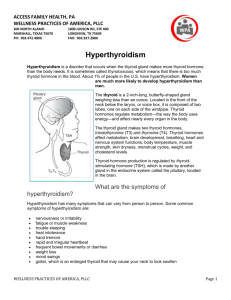 What causes hyperthyroidism? - Wellness Practices of America