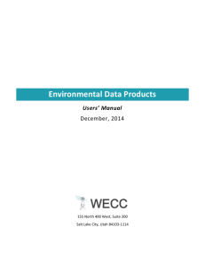 Environmental-Data-Products-Users-Manual