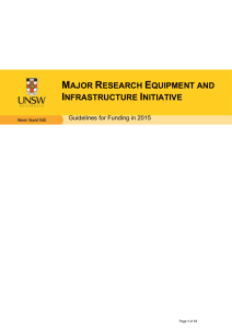 Major Research Equipment and Infrastructure Initiative