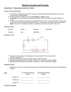 Electric Currents and Circuits