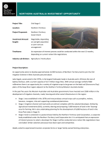 Project Profile - Northern Territory Government