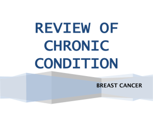 REVIEW OF CHRONIC CONDITION