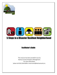 Review 5 Steps to a Disaster Resilient Neighborhood