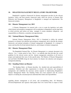 11. disaster management plans