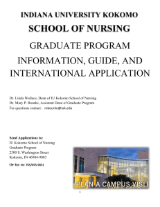 M.S.N. Graduate Program Information, Guide and International