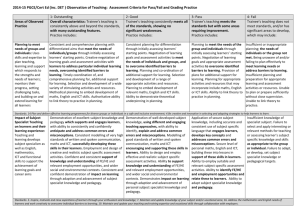 2015 16 Observation criteria