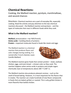 What is the Maillard reaction?