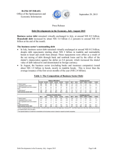 BANK OF ISRAEL Office of the Spokesperson and Economic