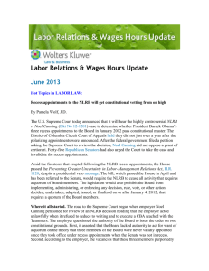 Hot Topics In LABOR LAW - Wolters Kluwer Law & Business News