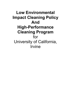 Green Cleaning Policy UC Irvine (2)