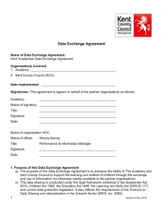 Data Exchange Agreement Template
