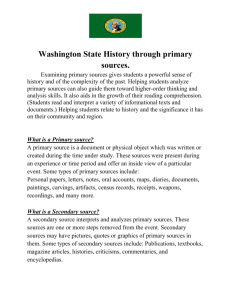 Washington Primary source exporation Europe and the Native