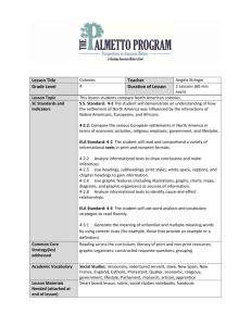 lesson, I planned - Anderson School District Five