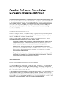 Covalent Software - Consultation Management Service Definition