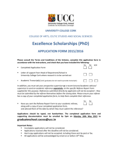 Excellence Scholarships (PhD)