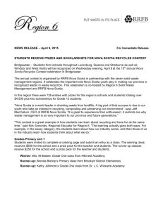 NEWS RELEASE – April 9, 2015 For Immediate Release Students