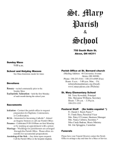 Y6 M23 Dec 13 - St. Mary Parish and School
