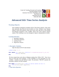 1. Descriptive Statistics